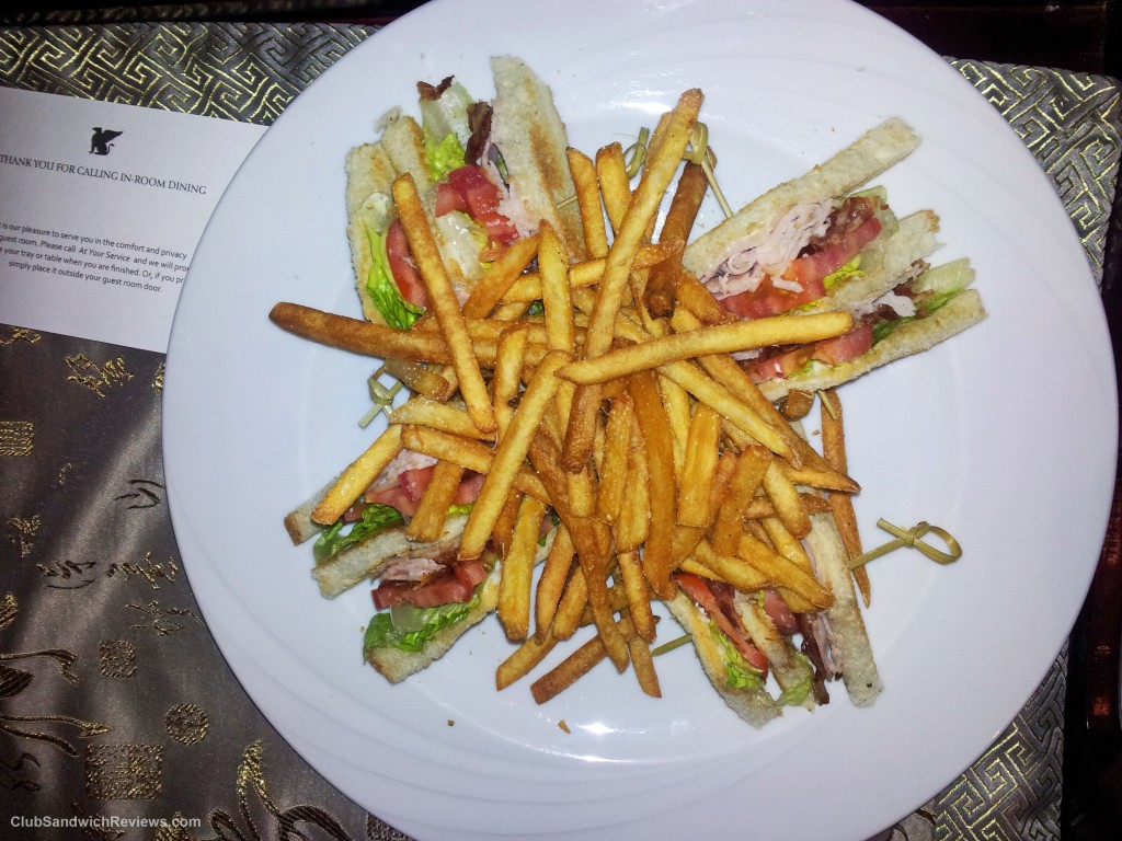 JW Marriott Shanghai Club Sandwich Room Service JW Marriott Shanghai Club Sandwich Room Service