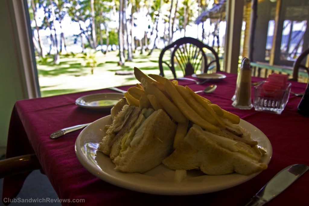 Blue Lagoon Resort Chuuk Micronesia club sandwich Blue Lagoon Resort Chuuk Micronesia club sandwich