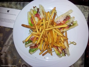 JW Marriott Shanghai Club Sandwich Room Service