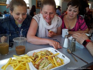 Morning Glory Fish Cake Club Sandwich Gloucester
