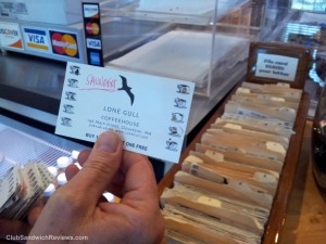 lone gull coffee shop gloucester loyalty card