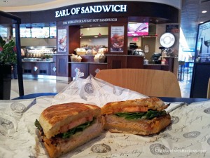 Earl of Sandwich Club Sandwich Boston Logan Airport