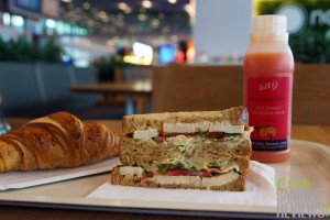 Naked Paris CDG Airport Club Sandwich