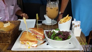 Mocca Cannes Smoked Salmon Club Sandwich France