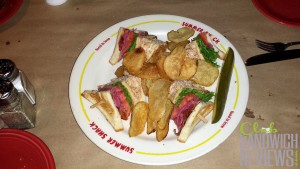 crab meat club sandwich summer shack boston