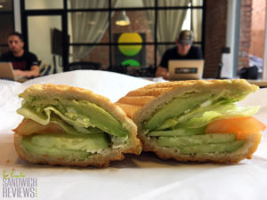 La Luce Cafe Deli Pasadena Vegetarian Club Sandwich