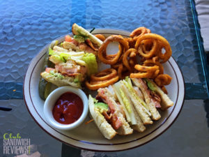 Rancho de los Caballeros Hotel Dude Ranch Wickenburg Arizona Club Sandwich shrimp
