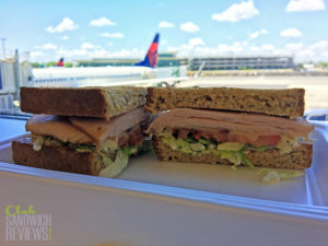 Copeland's Cheesecake Bistro Scoop Café Club Sandwich MSY Airport New Orleans