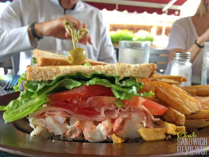 Main Street Diner Nelson BC Seafood Club Sandwich