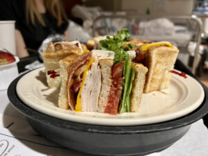 Winchester Hospital Turkey Club Sandwich