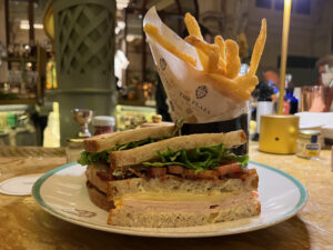 The Plaza Palm Court Club Sandwich NYC