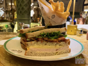 The Plaza Palm Court Club Sandwich NYC
