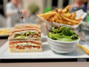 Waldorf Astoria - Trianon Palace Versailles Smoked Salmon Club Sandwich