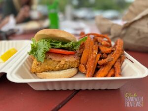 Kates Seafood Brewster Cod Club Sandwich